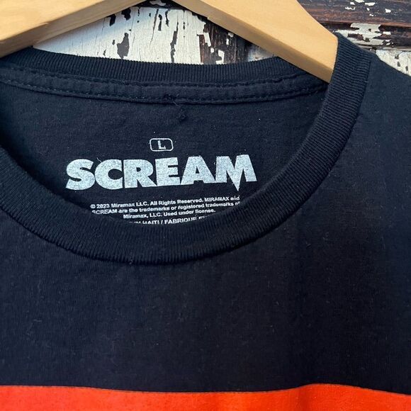 Scream Drew Barrymore movie graphic. Size Large unisex T-shirt. - Picture 2 of 5